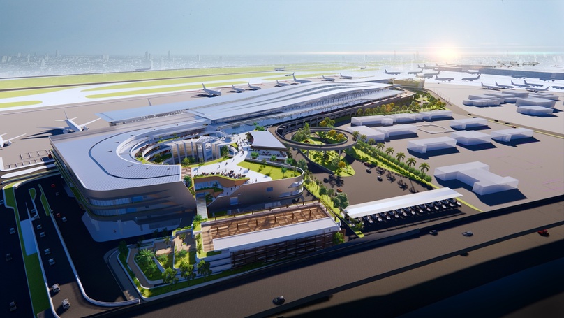 An illustration of the T3 terminal, Tan Son Nhat airport in Ho Chi Minh City. Photo courtesy of ACV.