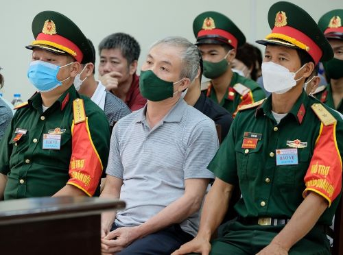 Le Van Minh, former Major General of the Coast Guard Zone 4 Command. Photo courtesy of the court.