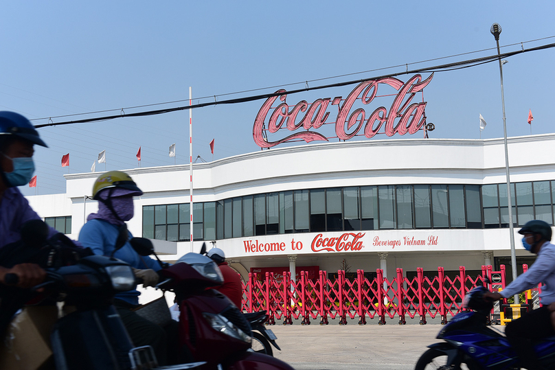 A Coca-Cola bottling plant in Thu Duc city, Ho Chi Minh City. Photo courtesy of Tuoi Tre newspaper.