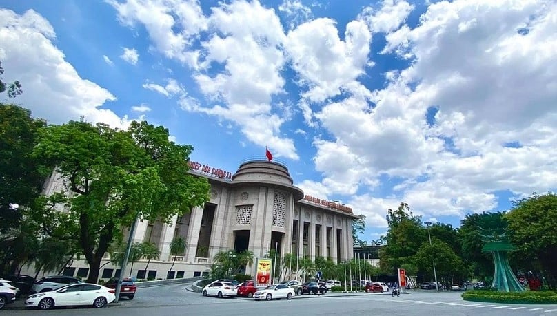 State Bank of Vietnam headquarters in Hanoi. Photo courtesy of the government's portal.