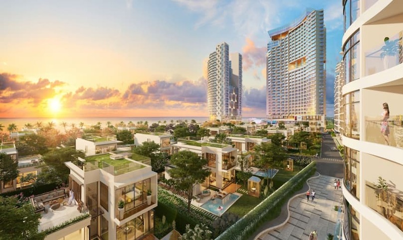 An artist's impression of The Meraki project in Vung Tau town, southern Vietnam. Photo courtesy of Aria Vung Tau resort.