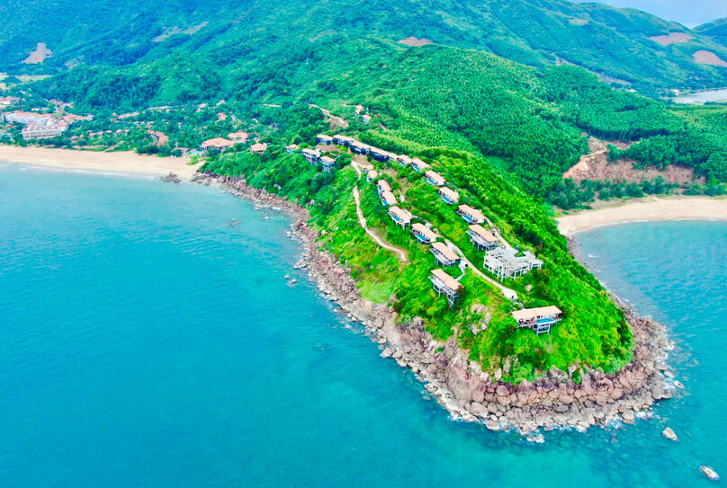 Laguna Lang Co resort complex in Phu Loc district, Thua Thien-Hue province, central Vietnam. Photo courtesy of Tai nguyen va Moi truong newspaper.
