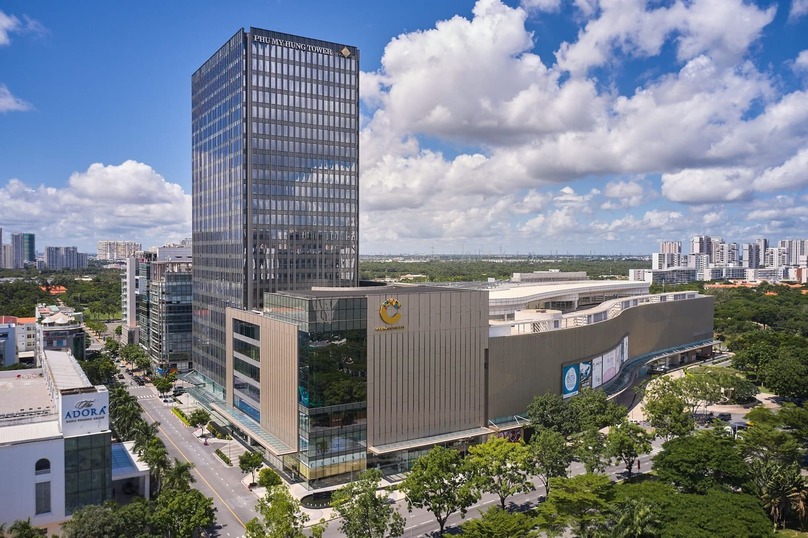  Crescent Mall in its neighborhood in Phu My Hung town in Ho Chi Minh City, southern Vietnam. Photo courtesy of the mall.