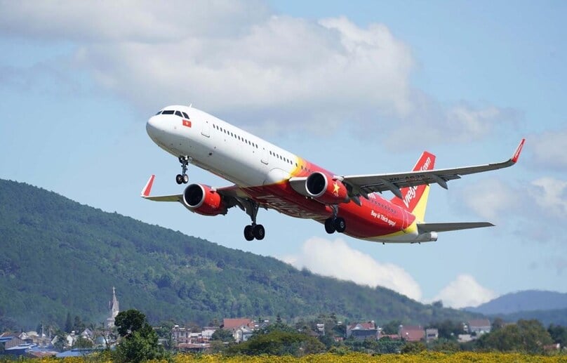 A Vietjet Air plane. Photo courtesy of the carrier.