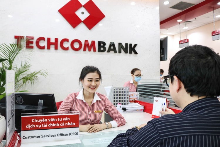 A Techcombank transaction office. Photo courtesy of the bank.