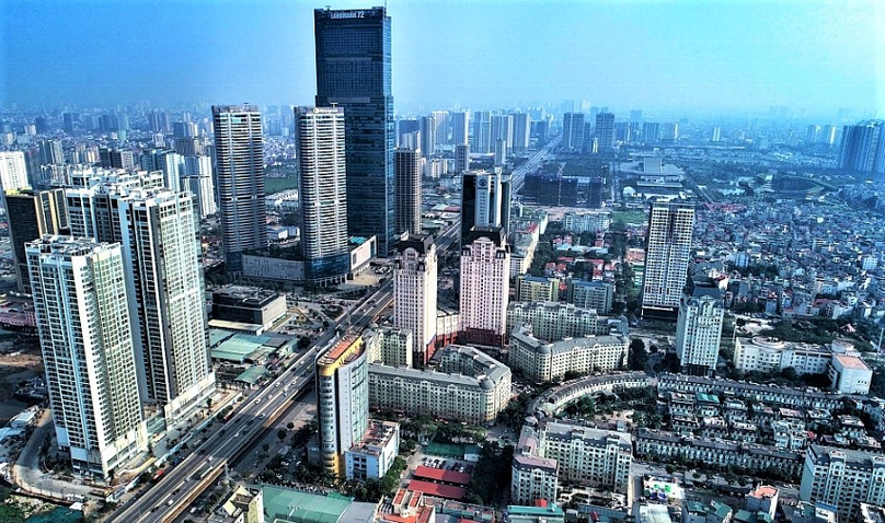 A skyline view of Hanoi. Photo courtesy of Cong Thuong newspaper.
