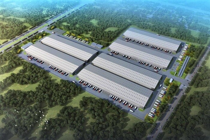 An illustration of Cainiao Dong Nai Smart Logistics Park in Dong Nai province, southern Vietnam. Photo courtesy of Cainiao.
