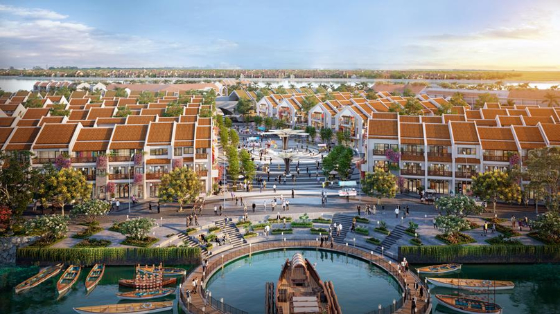 An illustration of the Malibu Hoi An project, invested by Bamboo Group, in Quang Nam province, central Vietnam. Photo courtesy of BCG.