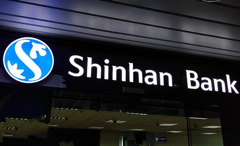 Logo of Shinhan Bank. Photo courtesy of the bank.