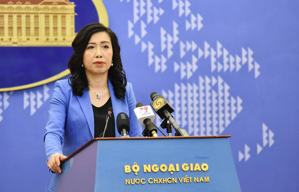 Vietnam's Ministry of Foreign Affairs spokeswoman Le Thi Thu Hang. Photo courtesy of the ministry.
