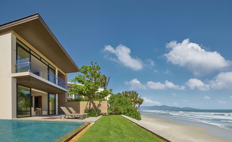A beachfront villa at Hyatt Regency Danang Resort & Spa. Photo courtesy of the hotel. 