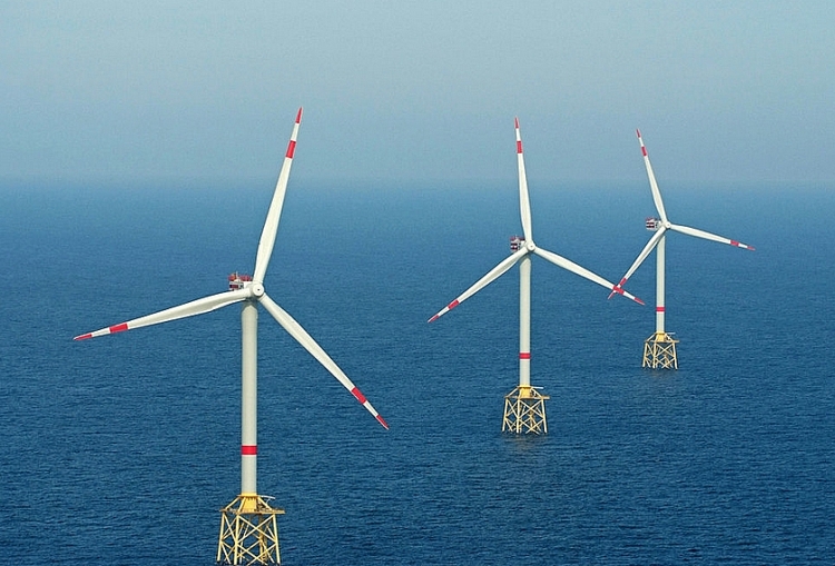 Offshore wind development is a hot business field in Vietnam’s central region. Photo courtesy of the government's portal.