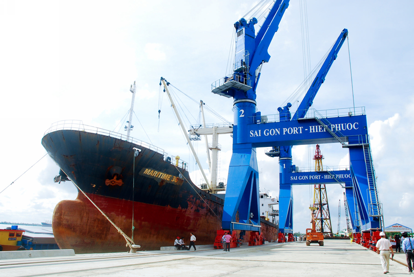 Saigon Port-Hiep Phuoc in Hiep Phuoc Industrial Park, Nha Be district, HCMC. Photo courtesy of the park.