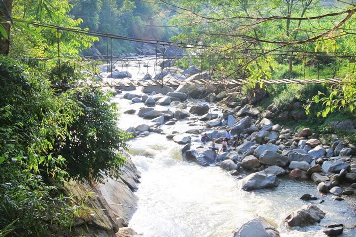 Muong Hoa stream, Sapa town, Lao Cai province, northern Vietnam. Photo courtesy of Sapa Review.