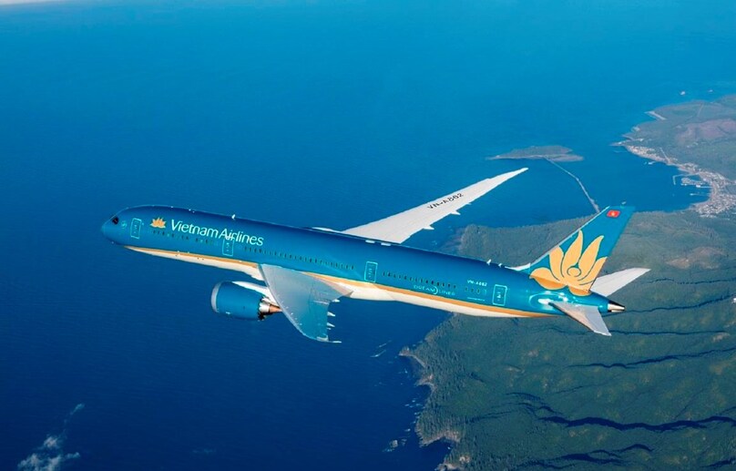 A Vietnam Airlines plane. Photo courtesy of the carrier.