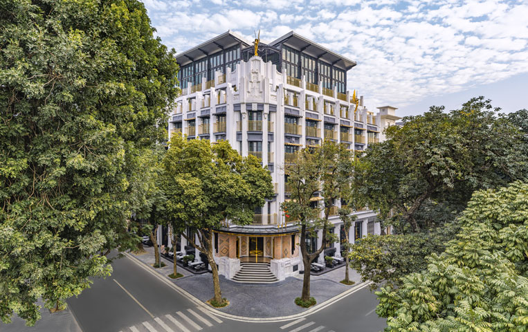 Capella Hanoi's design was inspired by the Roaring '20s. Photo courtesy of the hotel.