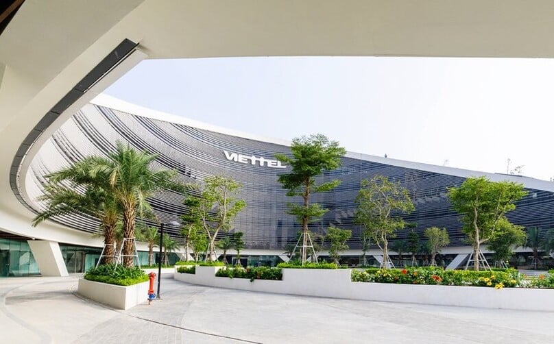 Viettel's headquarters building in Hanoi meets US Green Building Council. Photo courtesy of the People's Army newspaper.