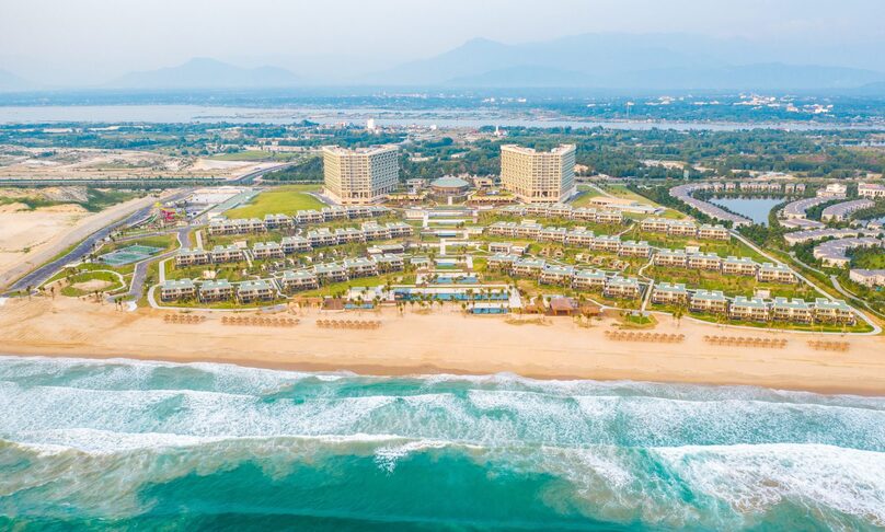 Alma Resort Cam Ranh faces up Long Beach, Cam Ranh town, Khanh Hoa province. Photo courtesy of the resort.