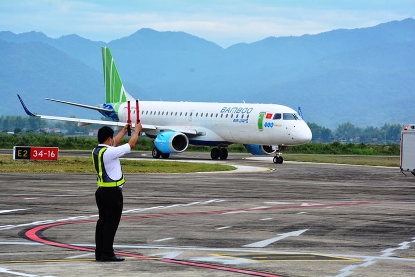 Dien Bien Phu Airport in Dien Bien province, northwestern Vietnam. Photo courtesy of the People's Army newspaper.