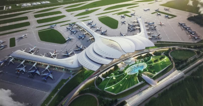 An artist’s impression of Long Thanh International Airport in Dong Nai province, southern Vietnam. Photo courtesy of ACV.