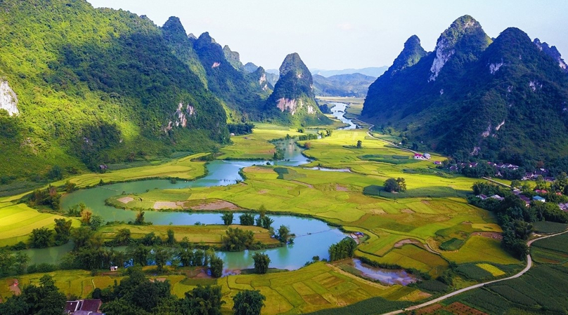 Non Nuoc Cao Bang Geopark, Cao Bang province, northern Vietnam. Photo courtesy of Voice of Vietnam.