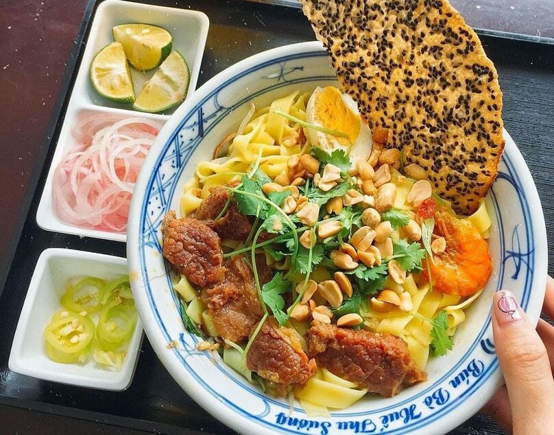Mi Quang, or Quang noodles. Photo courtesy of Mia.vn.