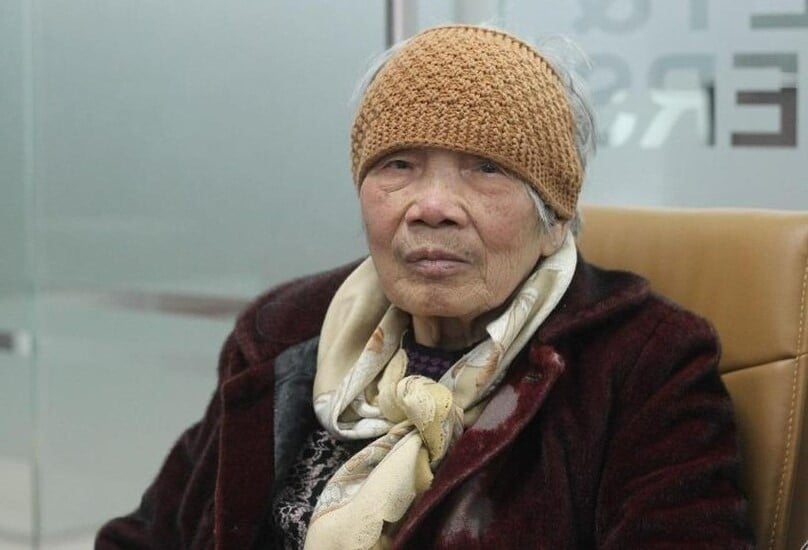 Nguyen Thi May, 85, will receive VND1.5 billion ($64,000) in compensation for wrongful murder conviction. Photo courtesy of Ho Chi Minh City Law newspaper.