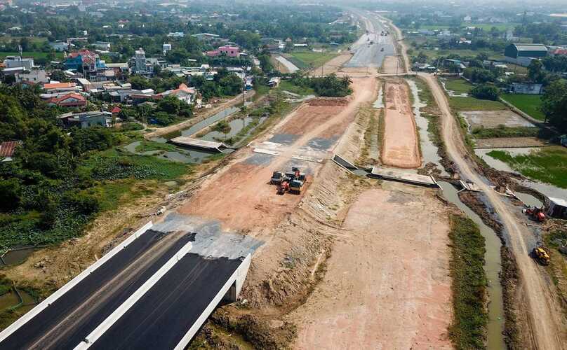 A section of the Ben Luc-Long Thanh Expressway. Photo courtesy of the government's portal.