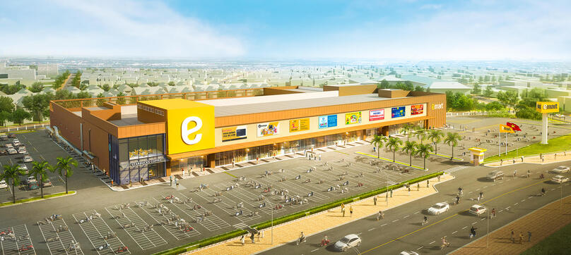 An artist's impression of the operational Emart Go Vap store in Go Vap district, Ho Chi Minh City. Photo courtesy of Thaco.