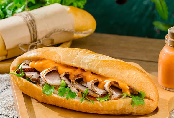 Banh mi, or Vietnamese sandwich. Photo courtesy of Banhmipho.vn.