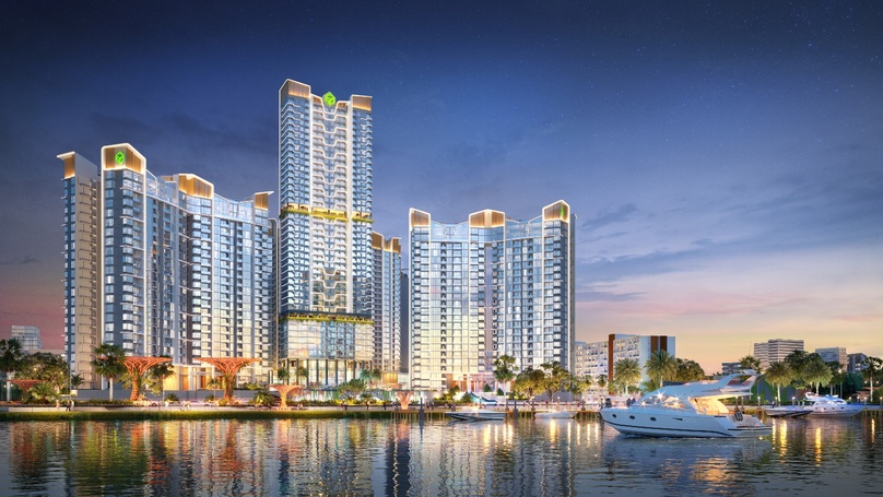 An illustration of The Grand Sentosa project in the south of HCMC. Photo courtesy of Nova Group.