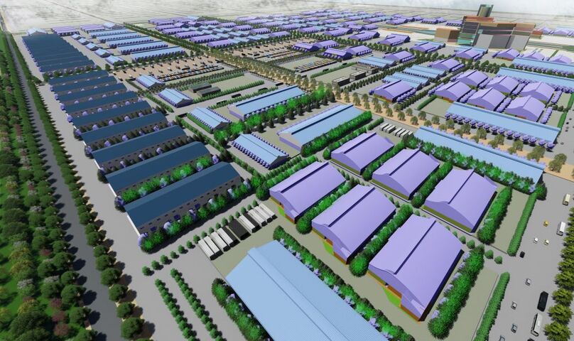 Illustration of the 1,000-hectare VSIP III in Bac Tan Uyen district, Binh Duong province, southern Vietnam. Photo courtesy of VSIP III.