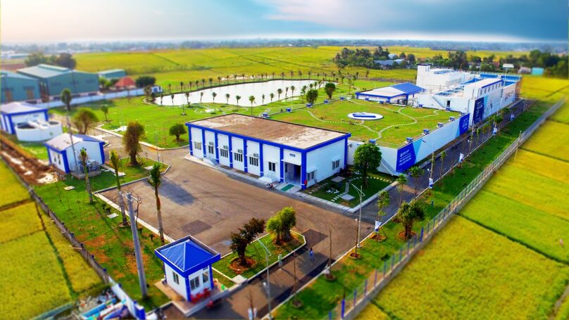 DNP Water’s 60,000-cubic-meter-per-day Thi Thanh water treatment plant in Long An province, southern Vietnam. Photo courtesy of the company.
