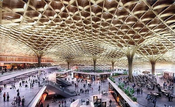 An artist’s impression of a passenger terminal at Long Thanh International Airport in Dong Nai, southern Vietnam. Photo courtesy of ACV.