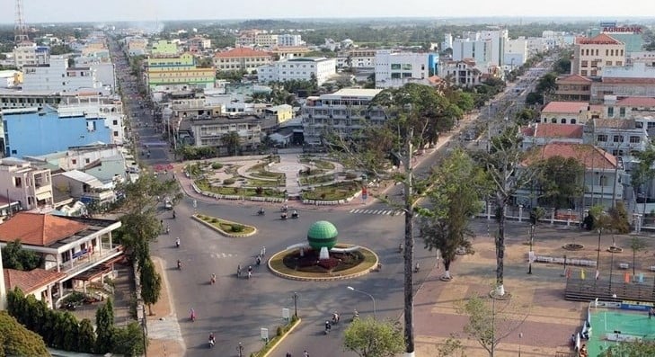 A corner of Soc Trang town, Soc Trang province, southern Vietnam. Photo courtesy of Vietnam News Agency.