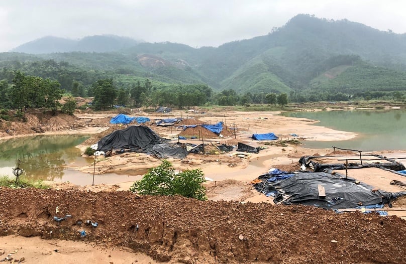 Bong Mieu gold mine, Quang Nam province, central Vietnam. Photo courtesy of Thanh Nien newspaper.