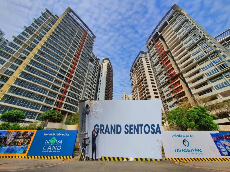 The Grand Sentosa project, developed by Novaland, in Nha Be district, HCMC. Photo courtesy of 360batdongsan.vn