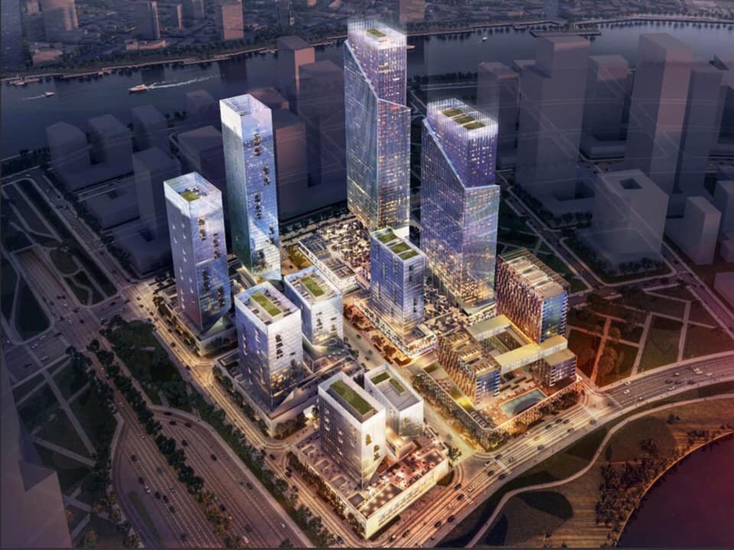 An illustration of Lotte Eco Smart City project in HCMC. Photo courtesy of Lotte Group.
