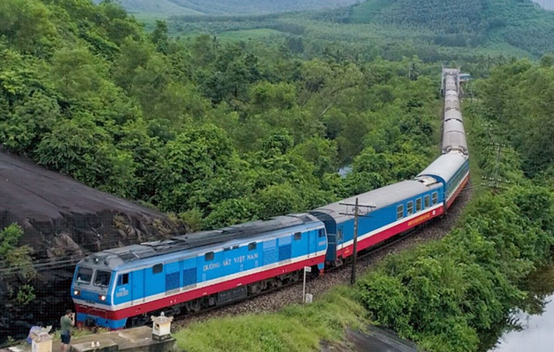 North-South railway. Photo courtesy of Vietnam News Agency.