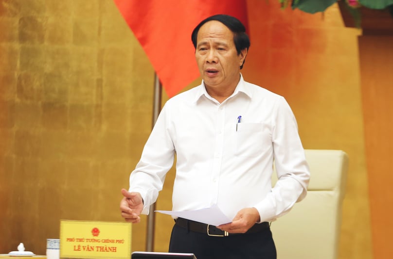 Deputy Prime Minister Le Van Thanh. Photo courtesy of the government's portal.