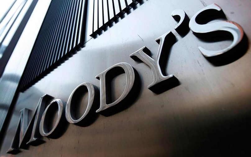 Logo of Moody's. Photo courtesy of the company.