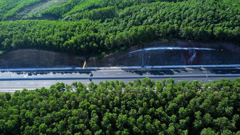 Van Don-Mong Cai Expressway opened to traffic on September 1, 2022. Photo courtesy of Sun Group.