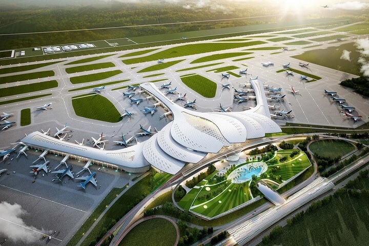 An illustration of Long Thanh International Airport. Photo courtesy of ACV.