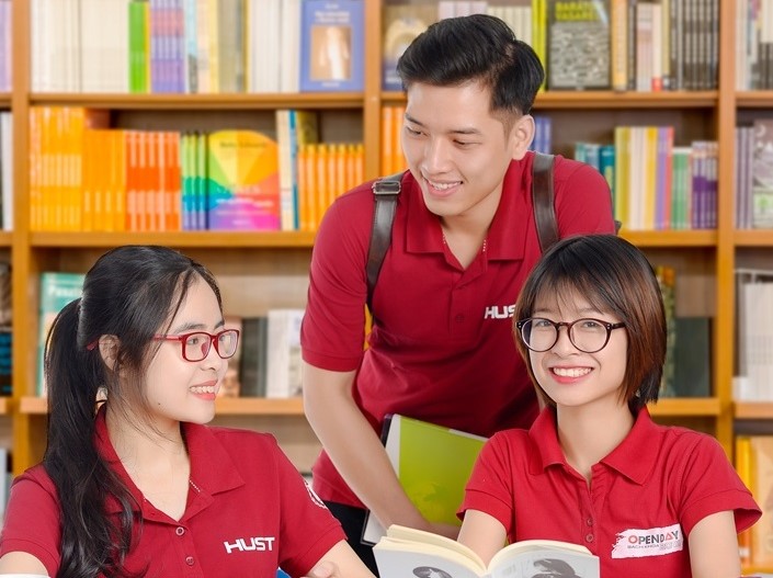 Students of Hanoi University of Science and Technology. Photo courtesy of the university.