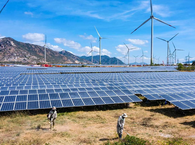 A Trung Nam solar power plant in Ninh Thuan province, central Vietnam. Photo courtesy of the company.