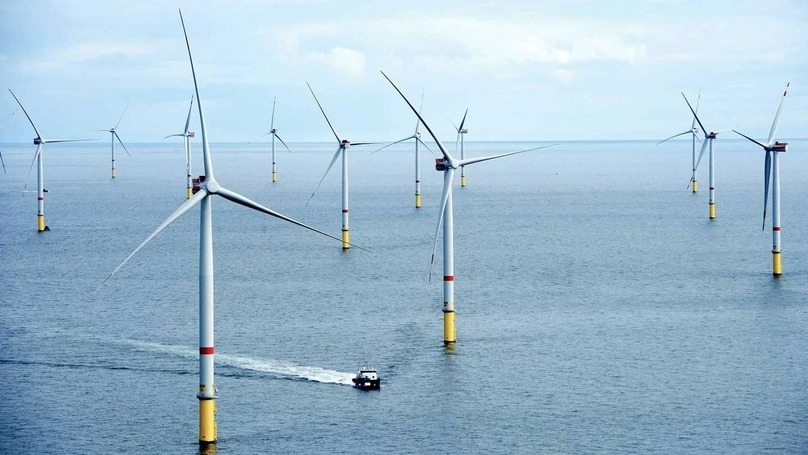 An Orsted-built offshore wind farm. Photo courtesy of the Danish company.