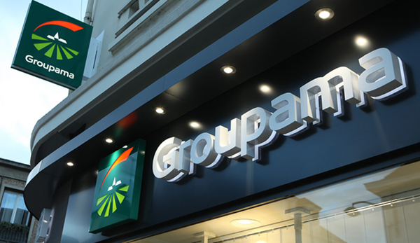 Logo of Groupama. Photo courtesy of the company.