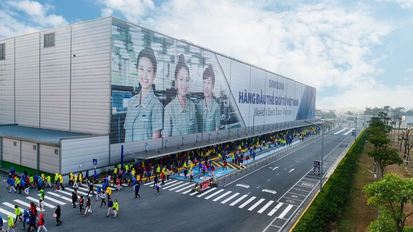 Samsung Electronics Vietnam Thai Nguyen (SEVT) factory in Thai Nguyen province, northern Vietnam. Photo courtesy of Samsung Vietnam.