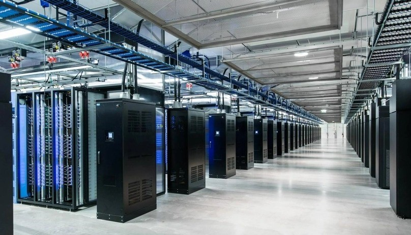 A data center in Vietnam. Photo courtesy of Vietnam Finance newspaper.