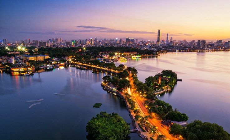 West Lake area in Tay Ho district, Hanoi. Photo courtesy of Vietnam News Agency.